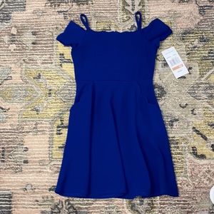 Royal blue dress